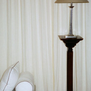 Sheer Linen Curtain Panel